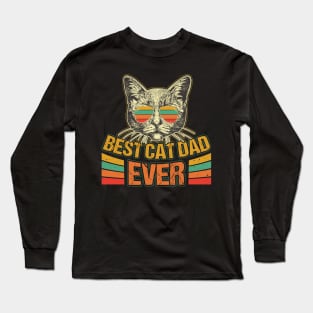 Best Cat Dad Ever Cat Daddy Long Sleeve T-Shirt